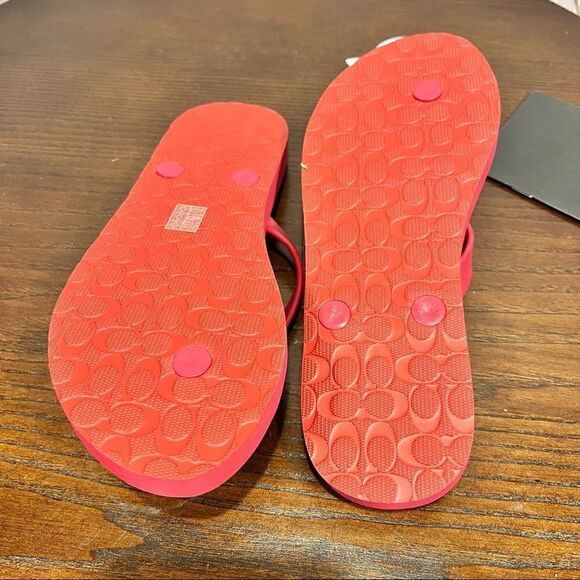 COACH ZAK flip flop nwt 6 - Picture 5 of 6